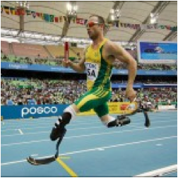 Oscar Pistorious Running